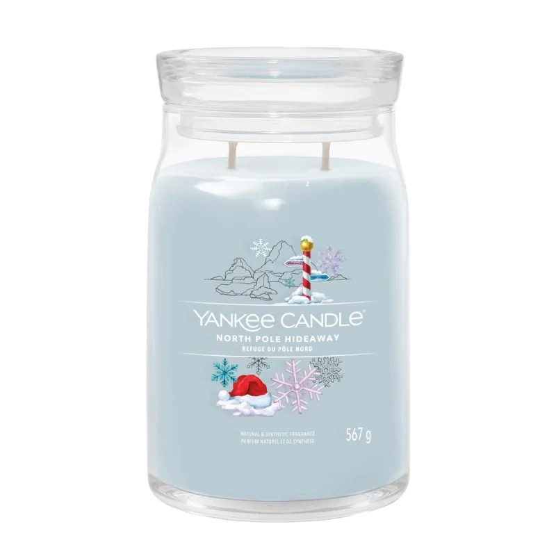 Yankee Candle Świeca Zapachowa Słoik Duży North Pole Hideaway