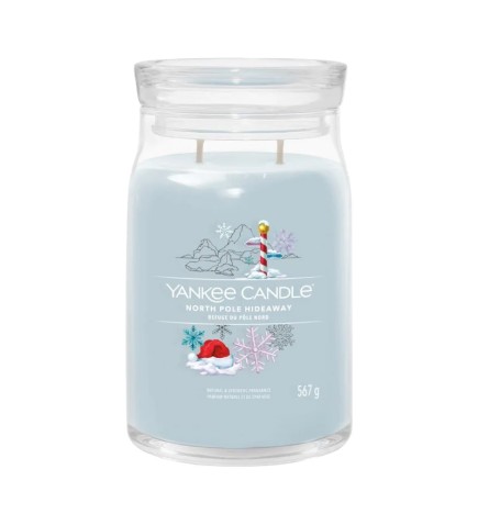 Yankee Candle Świeca Zapachowa Słoik Duży North Pole Hideaway