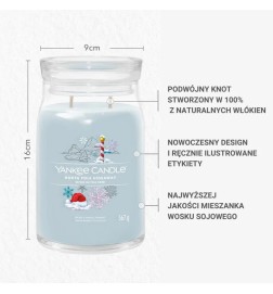 Yankee Candle Świeca Zapachowa Słoik Duży North Pole Hideaway