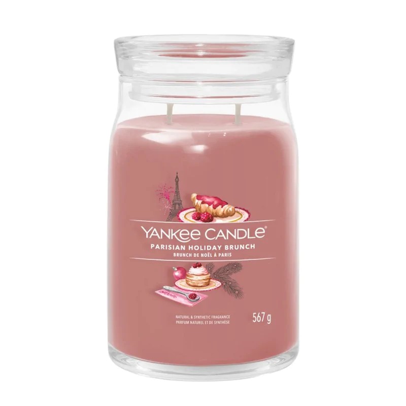 Yankee Candle Świeca Zapachowa Słoik Duży Parisian Holiday Brunch