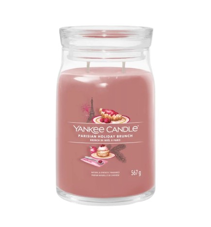 Yankee Candle Świeca Zapachowa Słoik Duży Parisian Holiday Brunch