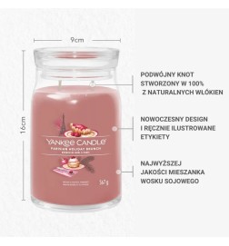 Yankee Candle Świeca Zapachowa Słoik Duży Parisian Holiday Brunch