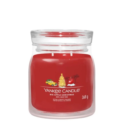 Yankee Candle Świeca Zapachowa Słoik Średni Big Apple Christmas