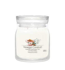 Yankee Candle Świeca Zapachowa Słoik Średni London Christmas Tea