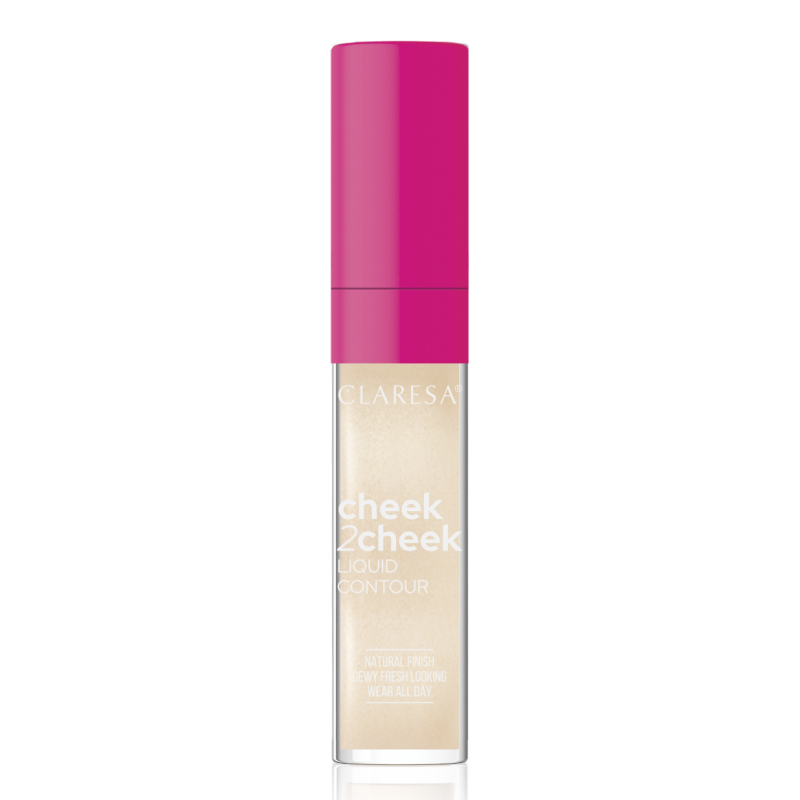 Claresa Rozświetlacz W Płynie Cheek2Cheek Liquid Contour 01 Crystal Light 7 G