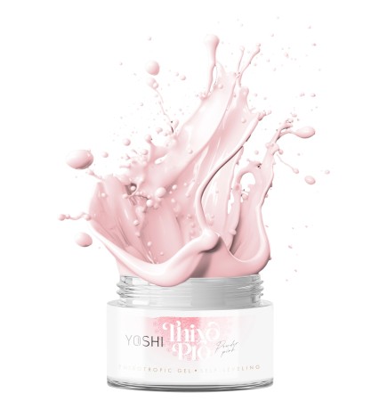 Yoshi - Żel Samopoziomujący UV/LED Thixo Pro Powder Pink 50 ml