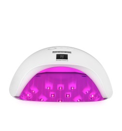 Lampa UV LED OCHO NAILS X13 65W plus biała z lustrzanym dnem