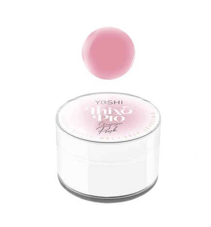 Yoshi - Żel Samopoziomujący UV/LED Thixo Pro Champagne Pink 15 ml