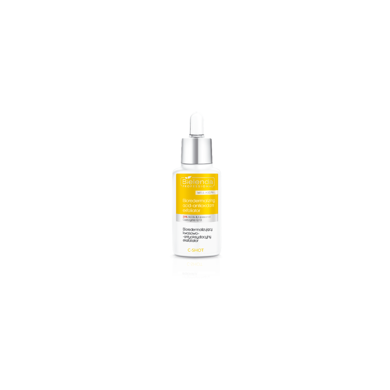 Bielenda C-Shot Bioredermalizujący Kwasowo-Antyoksydacyjny Eksfoliator 20% Well Age Peel, 30ml