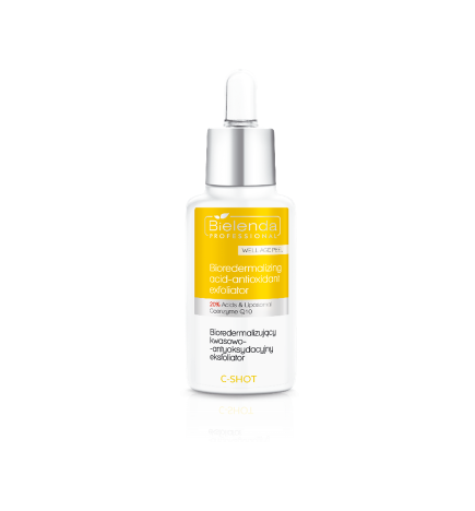 Bielenda C-Shot Bioredermalizujący Kwasowo-Antyoksydacyjny Eksfoliator 20% Well Age Peel, 30ml