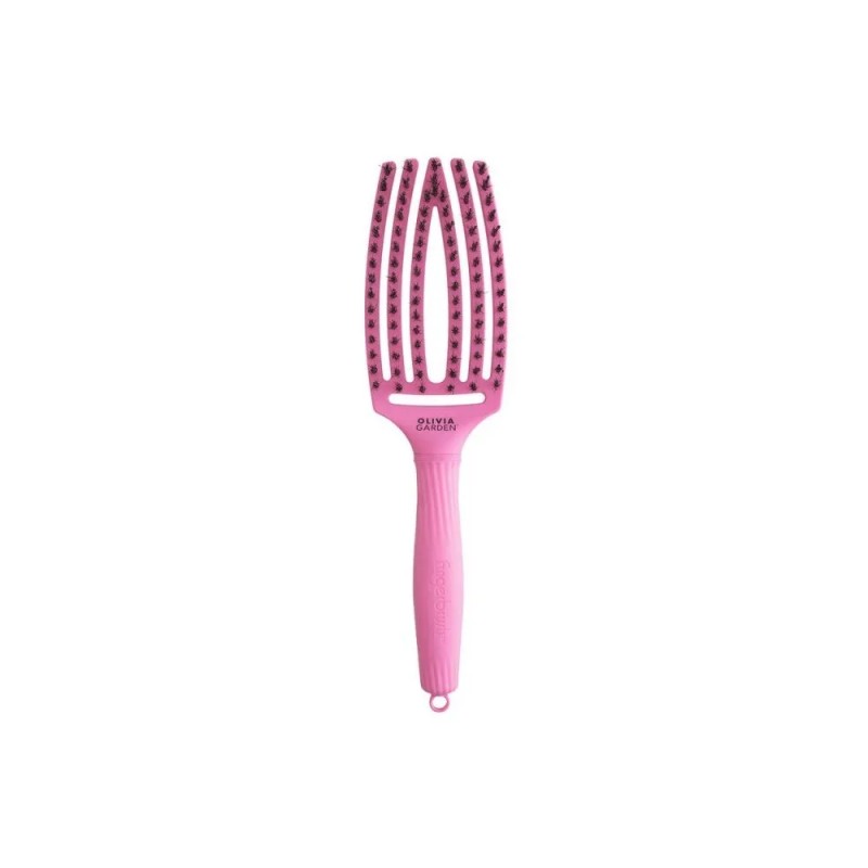 Olivia Garden Fingerbrush Szczotka Do Rozczesywania Fingerbrush "Róż Po Zdrowie" Bubble Pink