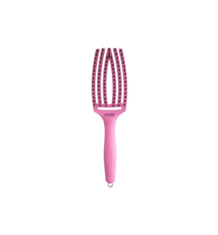 Olivia Garden Fingerbrush Szczotka Do Rozczesywania Fingerbrush "Róż Po Zdrowie" Bubble Pink