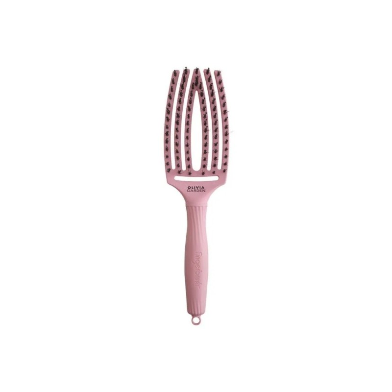 Olivia Garden Fingerbrush Szczotka Do Rozczesywania Fingerbrush "Róż Po Zdrowie" Soft Pink