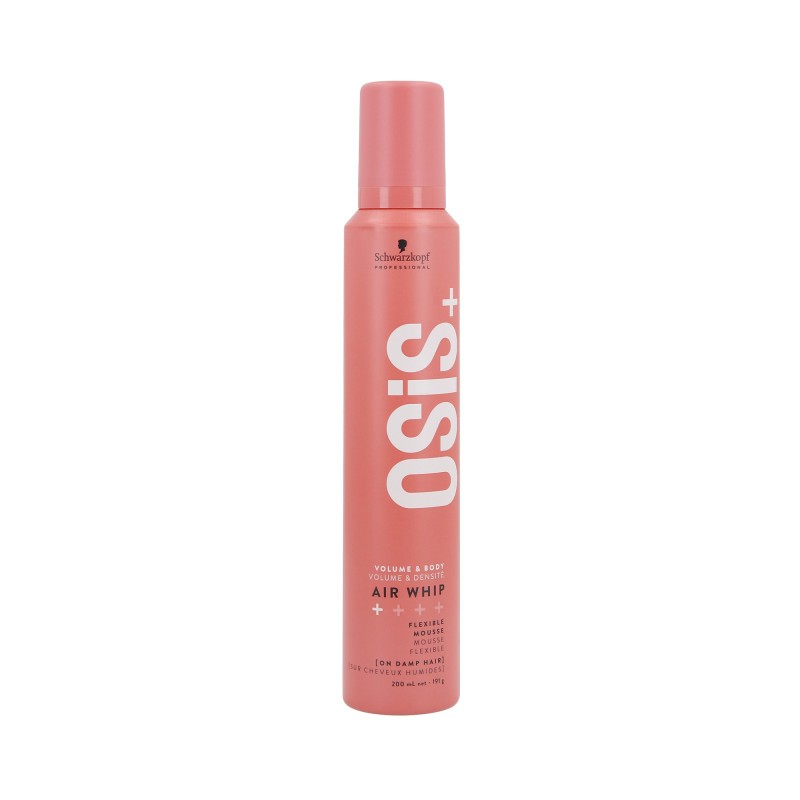 Schwarzkopf Professional Osis+ Air Whip Elastyczna Pianka Ulepszająca Podatność Włosów Na Modelowanie 200ml