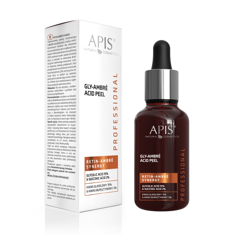 Apis Retin- Ambre Synergy Gly-Ambré Acid Peel Kwas Glikolowy 15% & Kwas Bursztynowy 2% /30 Ml