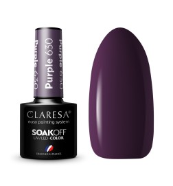 Claresa - Lakier hybrydowy Purple 630 -5g