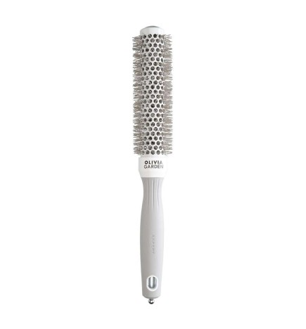 Olivia Garden Szczotka Expert Blowout Speed Wavy Bristles White&Grey Do Suszenia I Modelowania Włosów Biało Szara 25 Mm