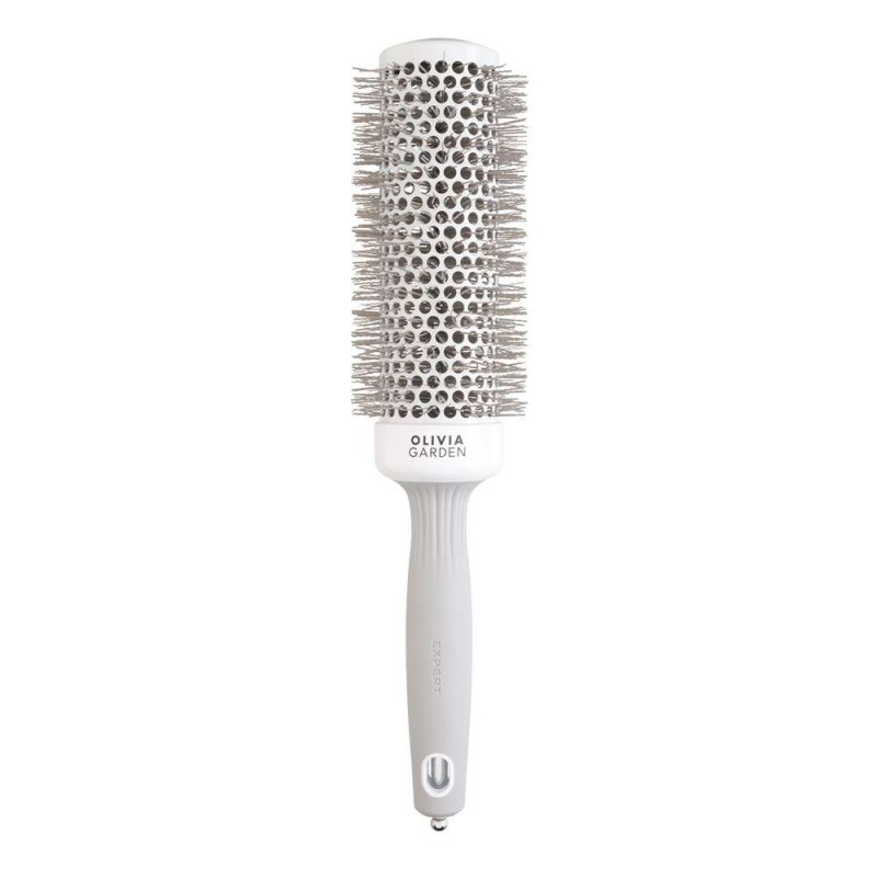 Olivia Garden Szczotka Expert Blowout Speed Wavy Bristles White&Grey Do Suszenia I Modelowania Włosów Biało Szara 45 Mm