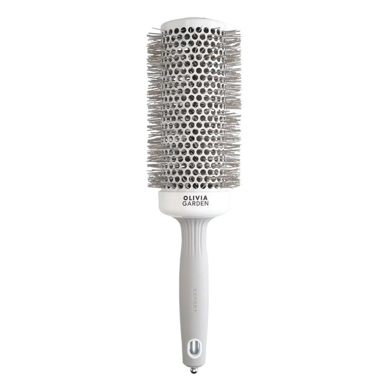 Olivia Garden Szczotka Expert Blowout Speed Wavy Bristles White&Grey Do Suszenia I Modelowania Włosów Biało Szara 55 Mm