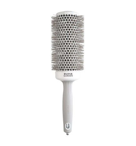 Olivia Garden Szczotka Expert Blowout Speed Wavy Bristles White&Grey Do Suszenia I Modelowania Włosów Biało Szara 55 Mm