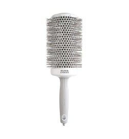 Olivia Garden Szczotka Expert Blowout Speed Wavy Bristles White&Grey Do Suszenia I Modelowania Włosów Biało Szara 65 Mm