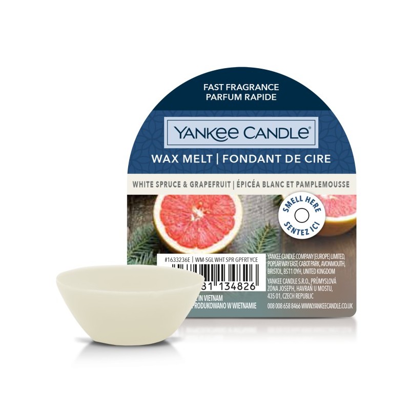 Yankee Candle Wosk Zapachowy White Spruce & Grapefruit