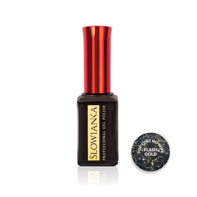 Slowianka - Top Coat No Wipe Flash Gold 10ml