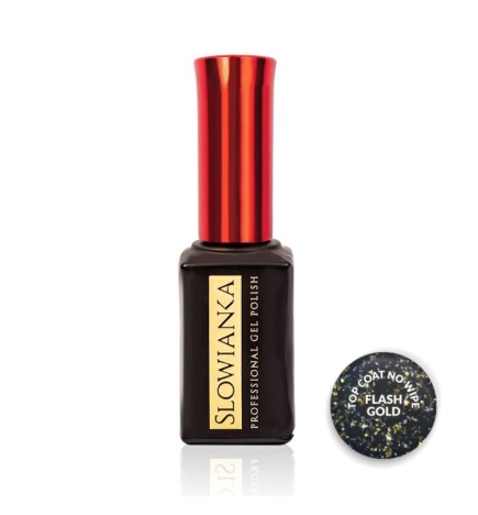 Slowianka - Top Coat No Wipe Flash Gold 10ml