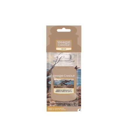 Yankee Candle Zawieszka Zapachowa do Auta Car Jar&x00AE Amber & Sandalwood