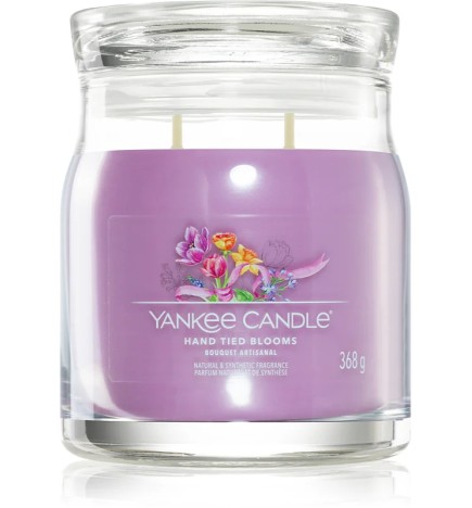 Yankee Candle Świeca Zapachowa Hand Tied Blooms, Słoik Średni