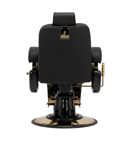 Hair System Fotel barberski MT-91 Złoto Czarny