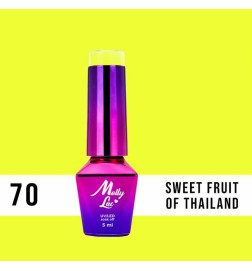 Lakier Hybrydowy MollyLac Women in Paradise Sweet Fruit Of Thailand Nr.70 5ml