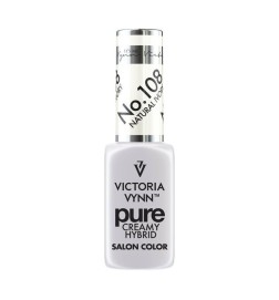 Lakier Hybrydowy Victoria Vynn Pure Creamy Hybrid No.108 Natural Ivory 8ml