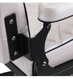 Fotel Barberski Carlos extra Perłowy