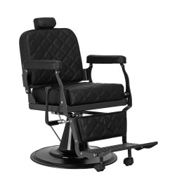 Fotel Barberski Carlos extra Czarny