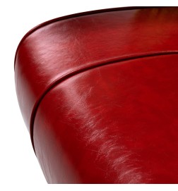 Fotel barberski MT-91021G Czerwony