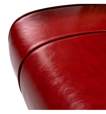 Fotel barberski MT-91021G Czerwony