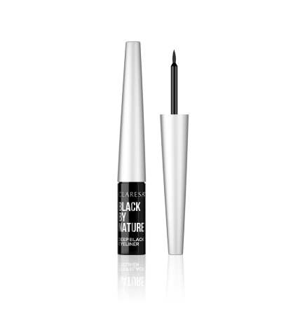 Claresa Black By Nature Superczarny Eyeliner W Płynie 4g