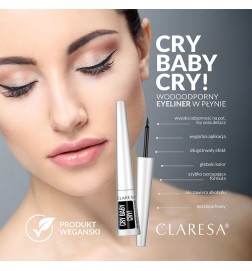 Claresa Cry Baby Cry! Wodoodporny Eyeliner W Płynie 4g