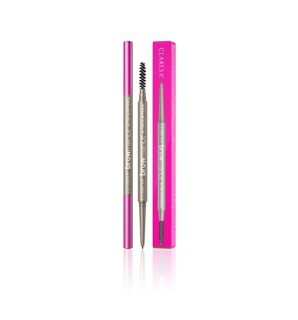 Claresa Browmance Ultra Slim Pencil Automatyczna Kredka Do Brwi 02 Medium Brown