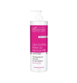 Bielenda Redness Relief Ultra-Łagodzące Mleczko Do Demakijażu Twarzy, Oczu I Ust 500 M