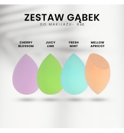 Donegal Gąbki Do Makijażu Blending Sponge 8 Szt.