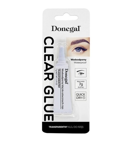 Donegal Klej Do Rzęs Wodoodporny Clear Glue 7g