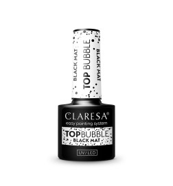 Claresa Top Bubble Black Matt No Wipe -5g