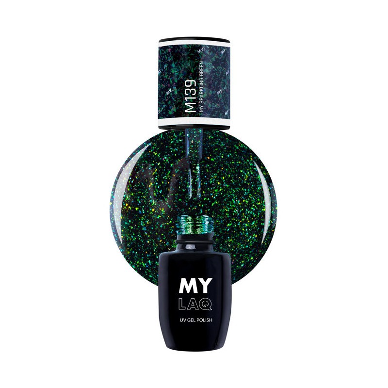 Lakier Hybrydowy MyLaq M139 My Sparkling Green 5ml