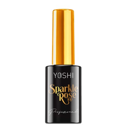 Yoshi - Uv Top Do Lakierów Hybrydowych Sparkle Rose 10ml