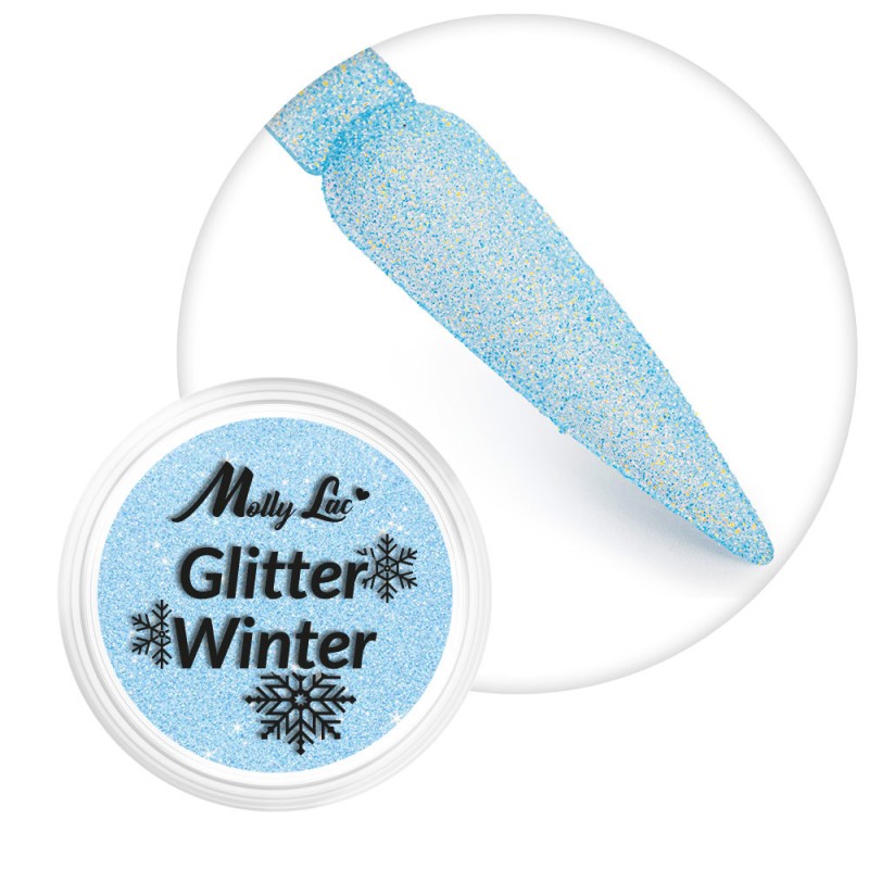 MollyLac Pyłek Do Paznokci Glitter Winter 1g Nr 4