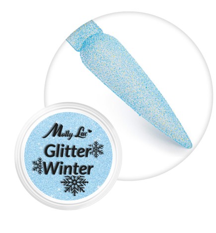 MollyLac Pyłek Do Paznokci Glitter Winter 1g Nr 4