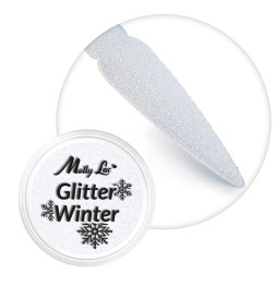 MollyLac Pyłek Do Paznokci Glitter Winter 1g Nr 7