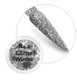 MollyLac Pyłek Do Paznokci Glitter Winter 1g Nr 1